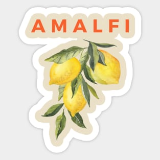 Amalfi Lemons Sticker